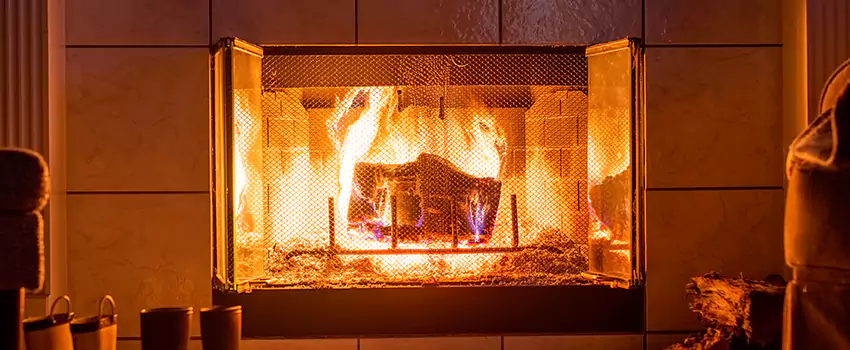 Mendota Hearth Landscape Fireplace Installation in New Hope, Minnesota