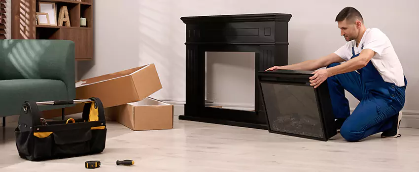 Old Rusted Metal Fireplace Repair And Replacement in New Hope, MN